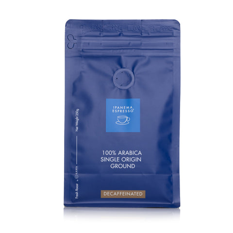 Ipanema Espresso - 100% Arabica entkoffeiniert gemahlen Beutel 250 gr