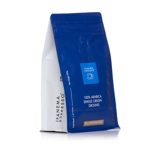 Ipanema Espresso - 100% Arabica entkoffeiniert gemahlen Beutel 250 gr