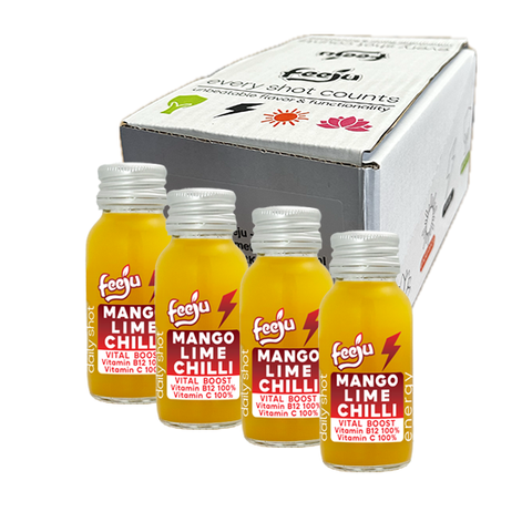 Feeju - Shot Mango, Limette und Chili 60ml (15 StK.)