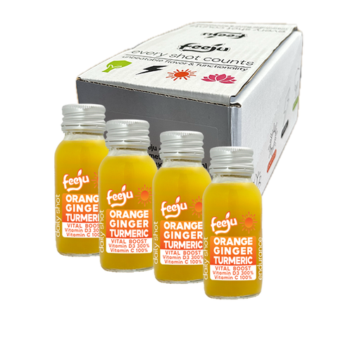 Feeju - Shot Orange, Ingwer und Kurkuma 60ml (15 StK.)